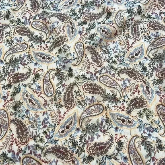 ECLAIR | Nordstrom colourful paisley  tank top blouse - Picture 3 of 13